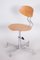 Bauhaus Swivel Chair in Beech, Plywood & Steel, 1970s 6