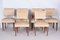 Art Deco Walnut Dining Chairs, France, 1920s, Set of 6 1