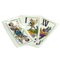 French Porcelain Cards Dish, 1960s. 1