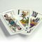 French Porcelain Cards Dish, 1960s. 3