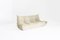 Vintage Togo Drei-Sitzer Sofa aus Beige Stoff von Michel Ducaroy für Ligne Roset, 1980er 1