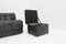 DS 11 Modular Sofa in Black Patchwork Leather from De Sede, 1970s, Set of 5 8
