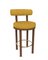 Moderner Collector Moca Bar Chair aus Safire 17 Stoff und Räuchereiche von Studio Rig 3