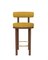 Moderner Collector Moca Bar Chair aus Safire 17 Stoff und Räuchereiche von Studio Rig 1