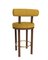 Moderner Collector Moca Bar Chair aus Safire 17 Stoff und Räuchereiche von Studio Rig 4