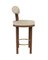 Moderner Collector Moca Bar Chair aus Safire 14 Stoff und Räuchereiche von Studio Rig 2