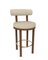 Moderner Collector Moca Bar Chair aus Safire 14 Stoff und Räuchereiche von Studio Rig 3