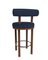 Collector Modern Moca Bar Chair in Safire 11 Fabric and Smoked Oak by Studio Rig 4