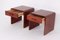 Danish Bedside Tables in Stained Beech Wood from Getama, Denmark, Set of 2 2