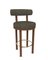 Collector Modern Moca Bar Chair in Safire 1 Fabric and Smoked Oak by Studio Rig 3