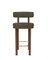 Collector Modern Moca Bar Chair in Safire 1 Fabric and Smoked Oak by Studio Rig 1
