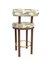 Collector Modern Moca Bar Chair in Alabaster Fabric and Smoked Oak by Studio Rig 4