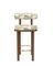 Collector Modern Moca Bar Chair in Alabaster Fabric and Smoked Oak by Studio Rig 1