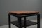 Mesa auxiliar Art Déco de laca negra con superficie de mármol rojo, Alemania, 1925, Imagen 11
