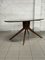 Oval Dining Table in Beech Wood and Glass, 1950s 15
