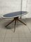 Oval Dining Table in Beech Wood and Glass, 1950s 17