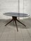 Oval Dining Table in Beech Wood and Glass, 1950s 1