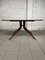 Oval Dining Table in Beech Wood and Glass, 1950s 10