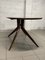 Oval Dining Table in Beech Wood and Glass, 1950s 5