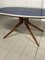 Oval Dining Table in Beech Wood and Glass, 1950s 14