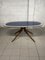 Oval Dining Table in Beech Wood and Glass, 1950s 11