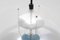 Transparente & silberne Glob Deckenlampe von Verner Panton für Verpan 4