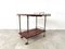 Italian Lacquered Goatskin / Parchment Serving Bar Cart attributed to Aldo Tura, 1960s 3