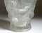 Art Deco Vase in Frosted Molded Pressed Glass, 1930s 6