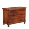 19th Century Charles X Chest of Drawers in Mahogany Lombardy 1