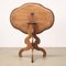 Biscuit-Shaped Table in Bois De Rose in Ebonized Wood & Bronze, 1900s 11