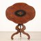 Biscuit-Shaped Table in Bois De Rose in Ebonized Wood & Bronze, 1900s 3
