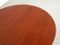 Mid-Century Round Teak Coffee Table, 1960s 4