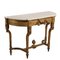 Carved and Gilded Console Table 1
