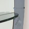 Italienischer Vintage Spiegel mit Glas & Holz, 1950er 7