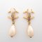 Coco Mark Imitation Pearl Drop Earrings from Chanel, Set of 2 5