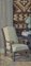 The Arm Chair, 1950s, Oil on Board, Framed 12