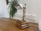 Art Nouveau Brass Table Lamp 16