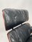 Lounge Chair in Black Leather by Charles Eames for Herman Miller, 1956, Image 7