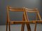 Set of Bauhaus Folding Chairs in Beech, Germany, 1950s, Image 16