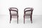 Secessionist Seating Group by Gustav Siegel for Jacob & Josef Kohn, Vienna, 1902, Set of 3 7
