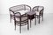 Secessionist Seating Group by Gustav Siegel for Jacob & Josef Kohn, Vienna, 1902, Set of 3 23