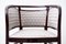 Secessionist Seating Group by Gustav Siegel for Jacob & Josef Kohn, Vienna, 1902, Set of 3 2
