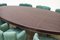 Vintage Handcrafted Leather Table, 2010s, Image 10