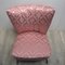 Mid-Century Pink Cocktail Chair with Slanted Legs 2