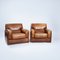 Vintage Buffalo Leather Lounge Chairs from Arcon, 1970s, Set of 2 2