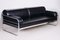 Hynek Gottwald zugeschriebenes Bauhaus Sofa aus Chrom & Leder, 1930er 7