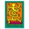 Keith Haring, Festival de Jazz de Montreux, 1983 (amarillo), impresión, Imagen 1