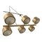 Italian Sputnik Chandelier in Metal Gold from Stilnovo Lelli Style 1