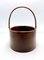 Mid-Century Teak and Leather Basket by Carl Auböck, 1950s 10