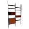 Terra Cielo Modular Bookcase in Mahogany Veneer, Italy, 1960s, Image 1